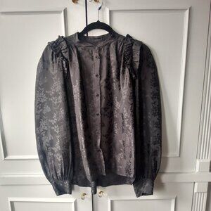 Masscob 100% silk blouse size:M